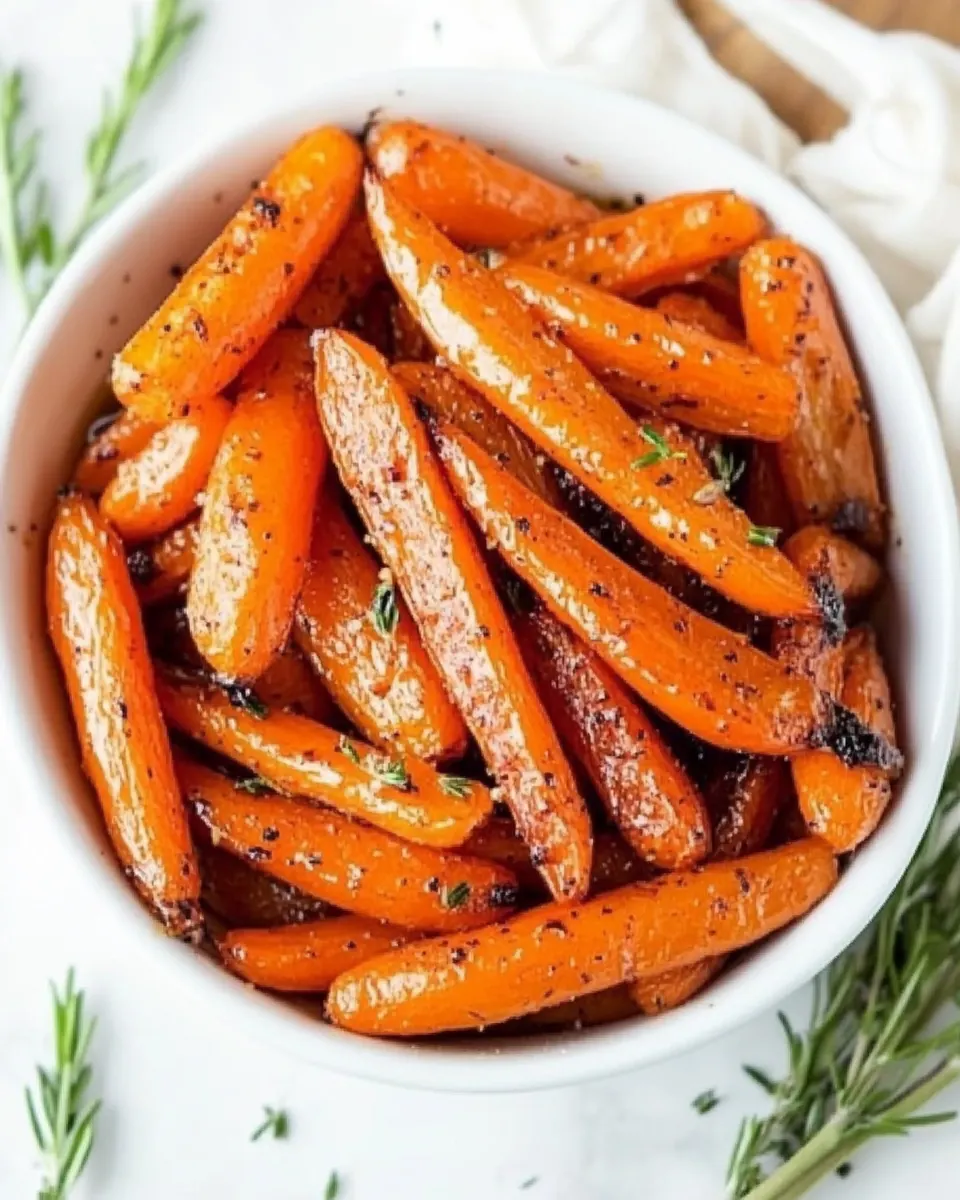 Maple Dijon Roasted Carrots
