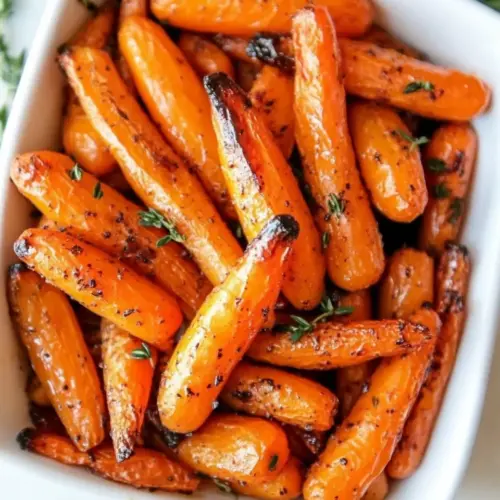 Maple Dijon Roasted Carrots