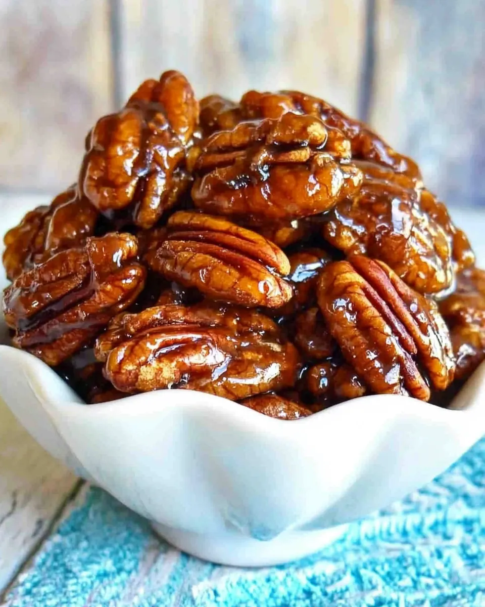 Maple Glazed Pecans