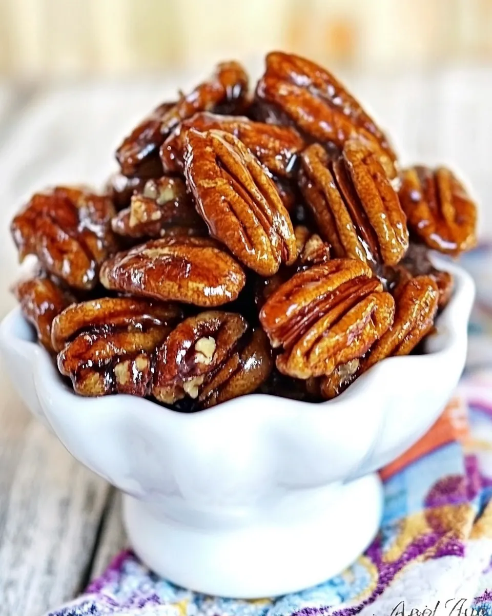 Maple Glazed Pecans