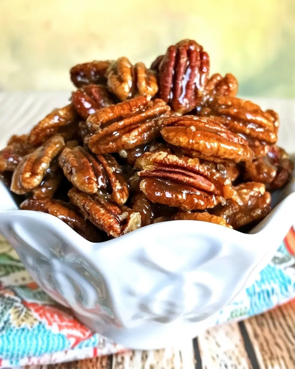 Maple Glazed Pecans