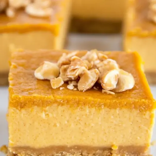 Maple Pumpkin Cheesecake Bars