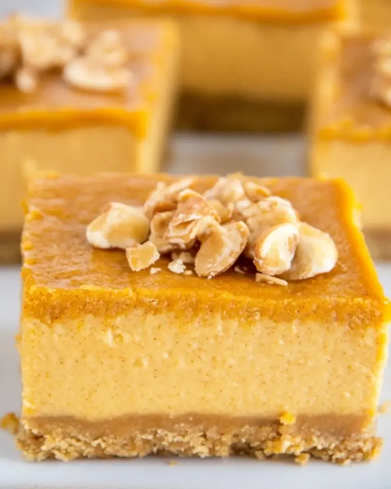 Maple Pumpkin Cheesecake Bars