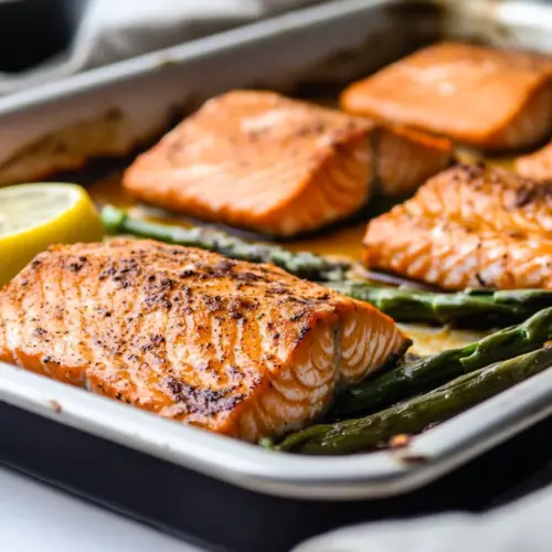 Maple Salmon Sheet Pan Dinner