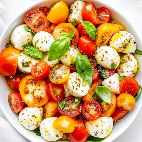 Marinated Summer Caprese Salad