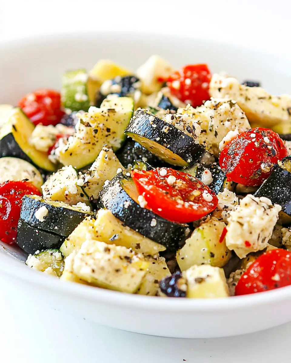 Marinated Zucchini Salad
