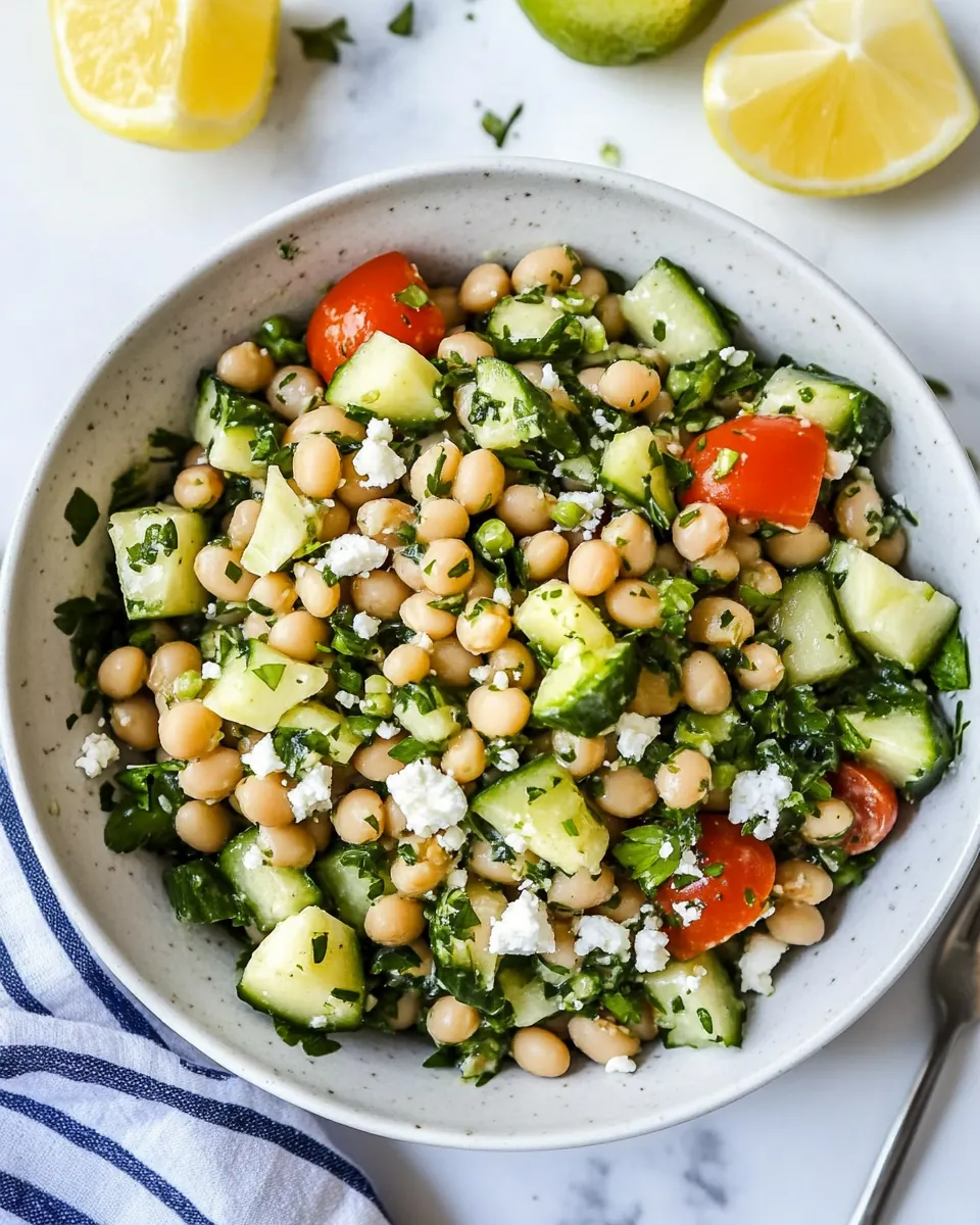 Maroulasalata Inspired Dense Bean Salad