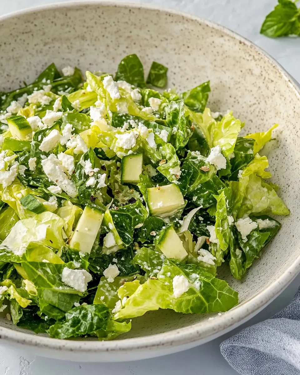 Maroulosalata Greek Lettuce Salad