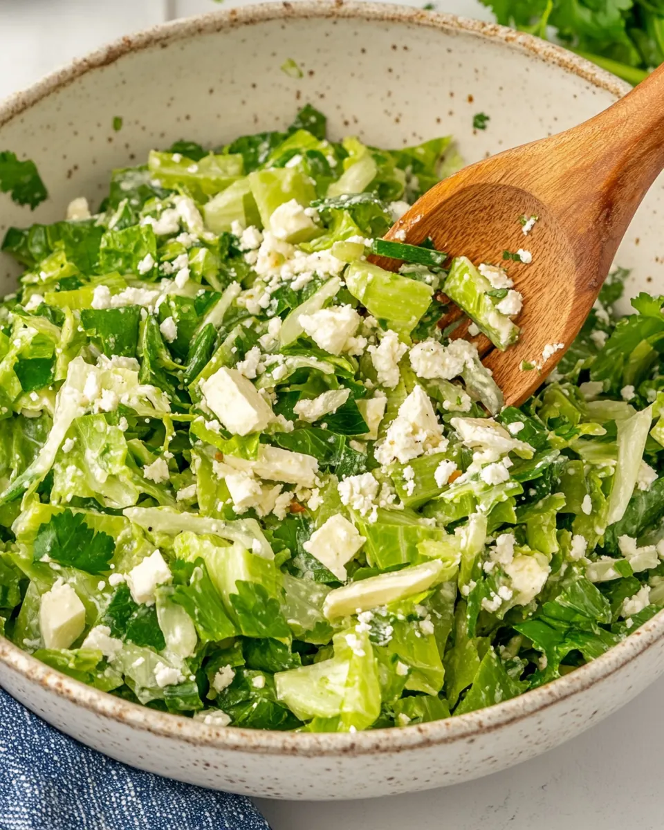 Maroulosalata Greek Lettuce Salad