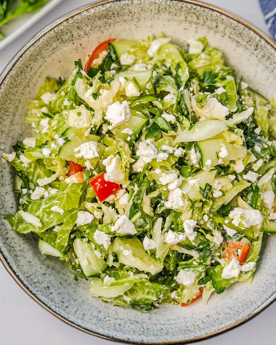 Maroulosalata Greek Lettuce Salad