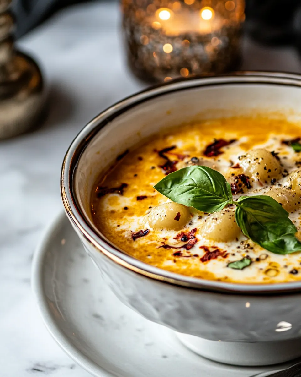 Marry Me Chicken Gnocchi Soup