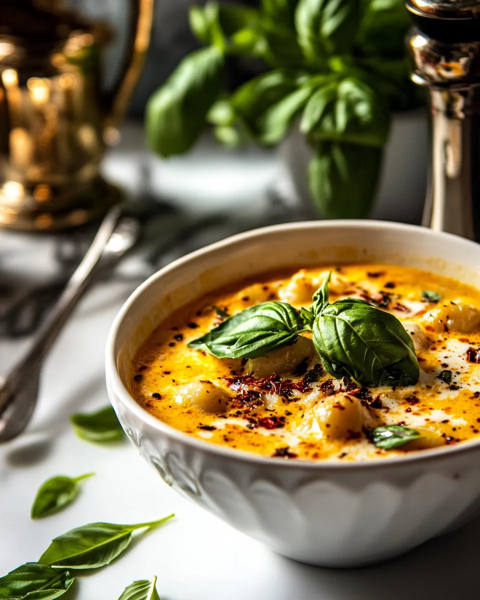 Marry Me Chicken Gnocchi Soup