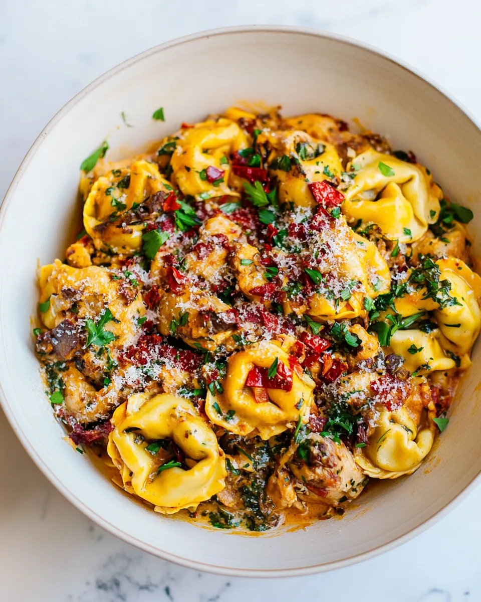 Marry Me Chicken Tortellini