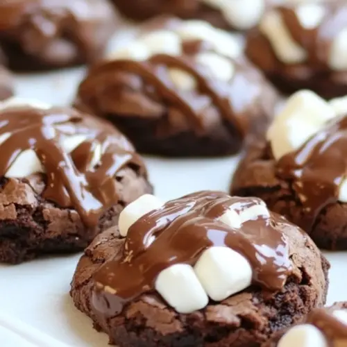 Marshmallow Brownie Cookies
