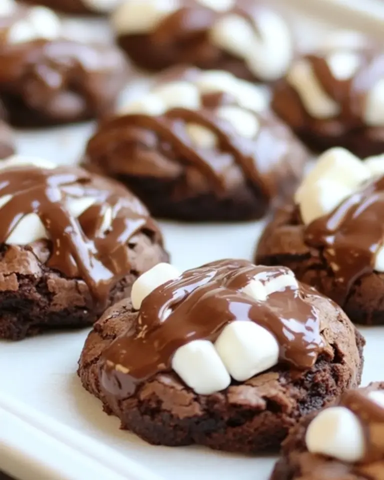Marshmallow Brownie Cookies