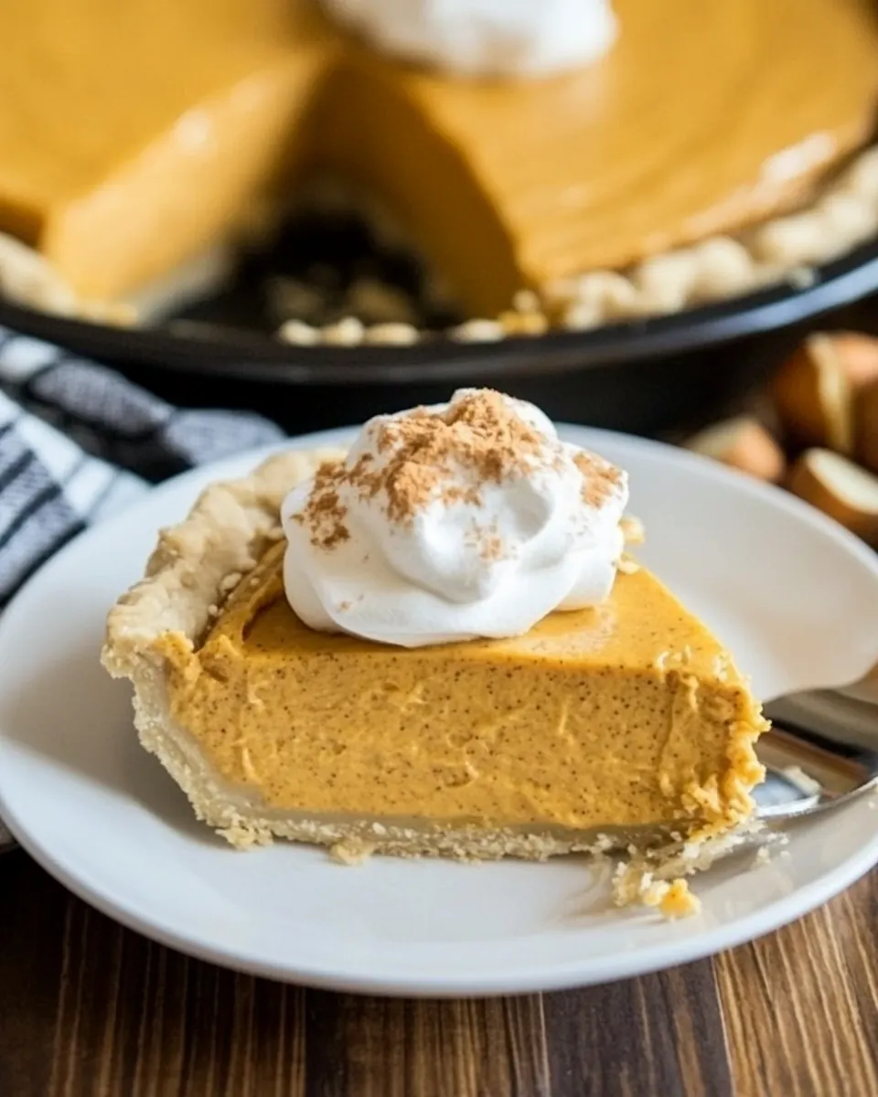 Marshmallow Pumpkin Pie
