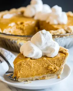 Marshmallow Pumpkin Pie