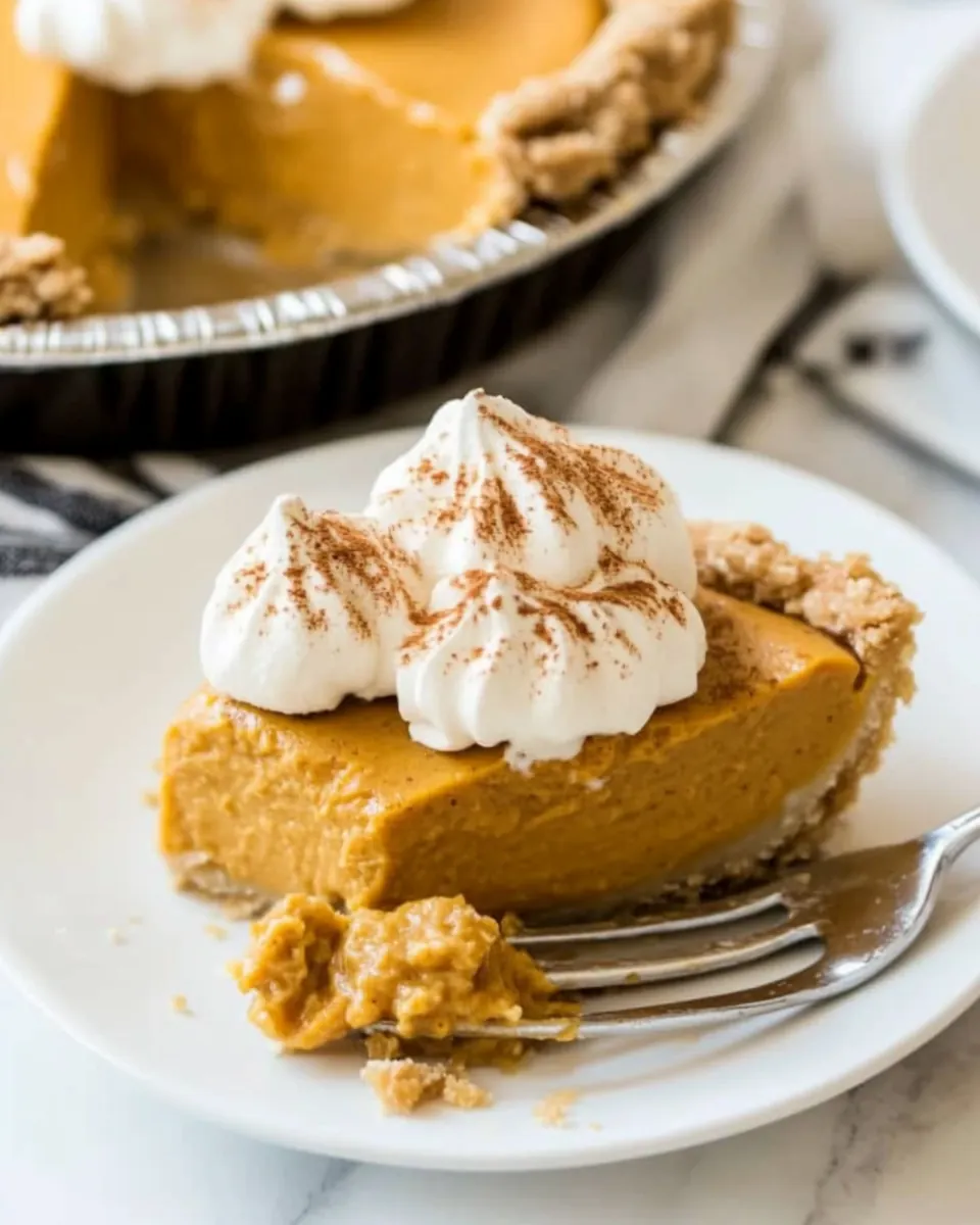 Marshmallow Pumpkin Pie