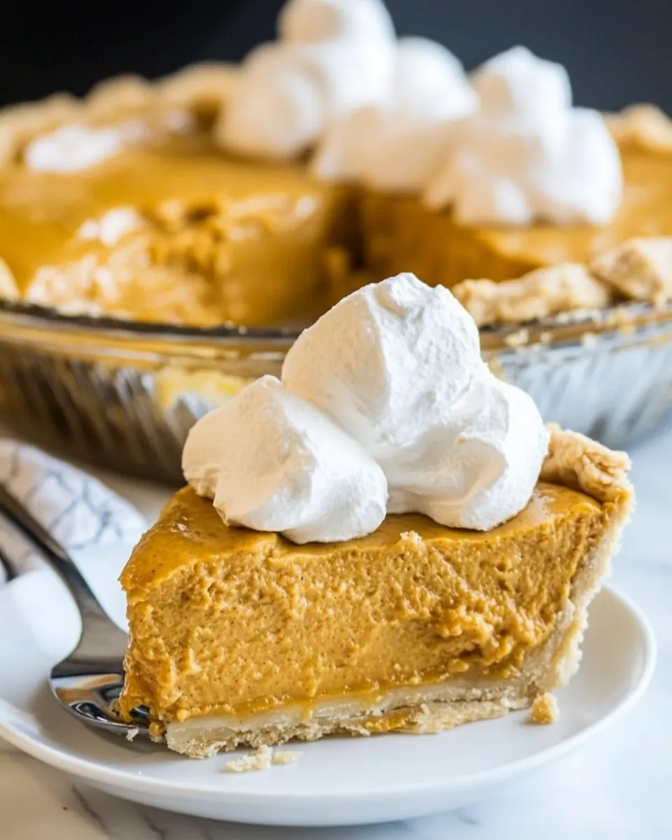 Marshmallow Pumpkin Pie