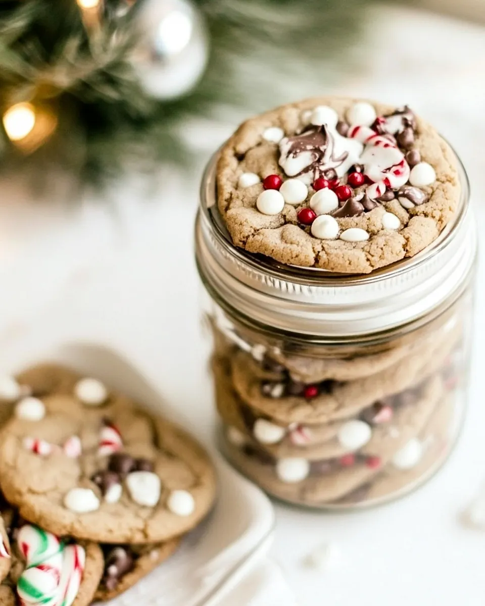 Mason Jar Peppermint Cookies