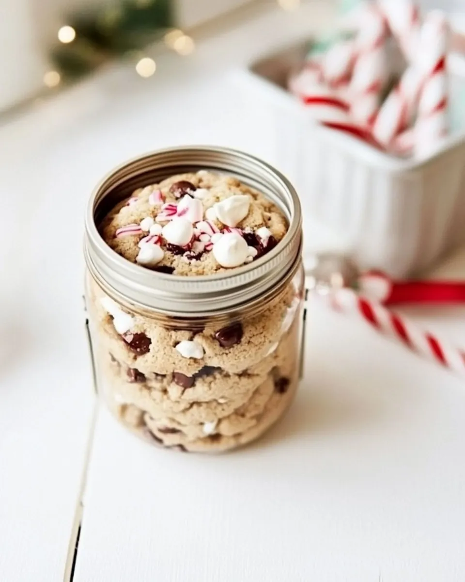 Mason Jar Peppermint Cookies