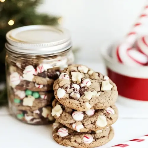 Mason Jar Peppermint Cookies