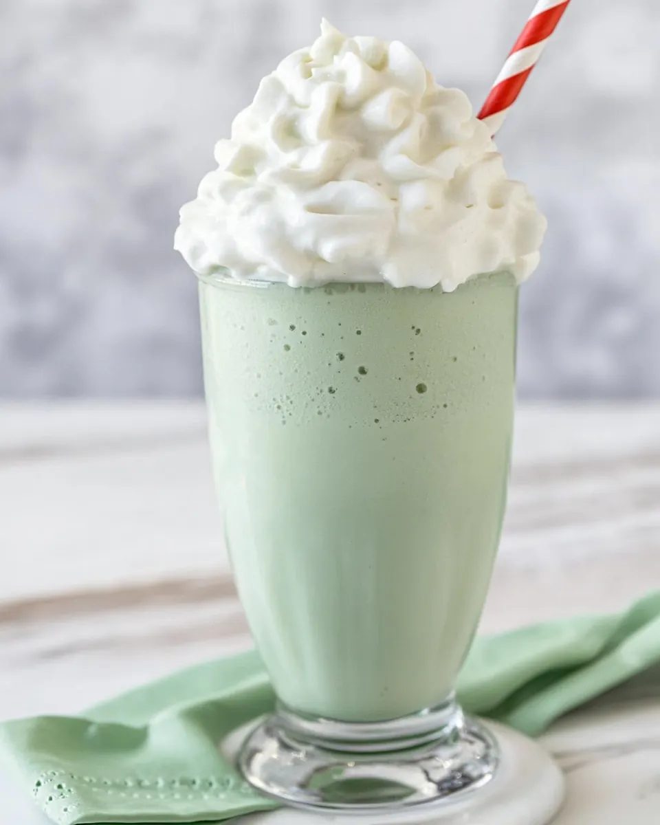 McDonalds Shamrock Shake