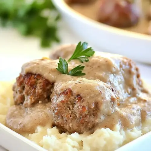 Meatballs and Gravy