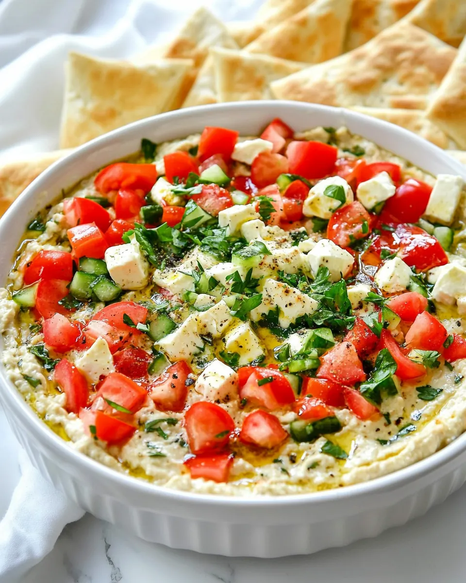 Mediterranean 7 Layer Dip
