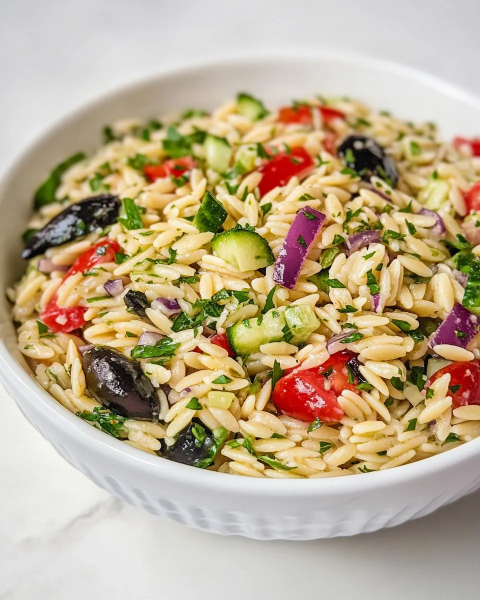 Mediterranean Orzo Salad