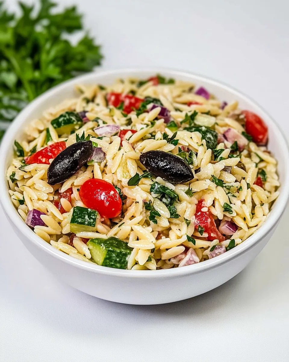 Mediterranean Orzo Salad