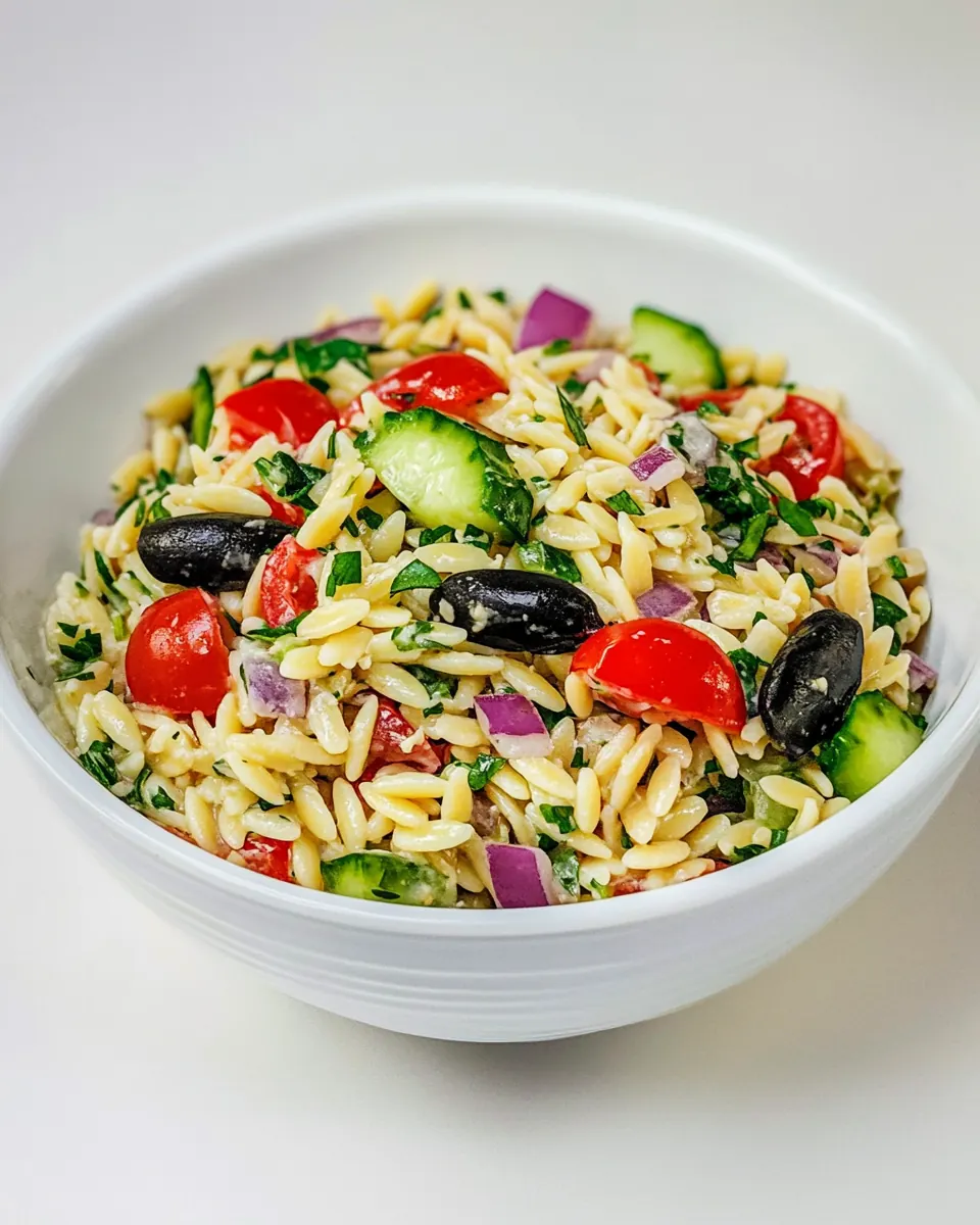 Mediterranean Orzo Salad