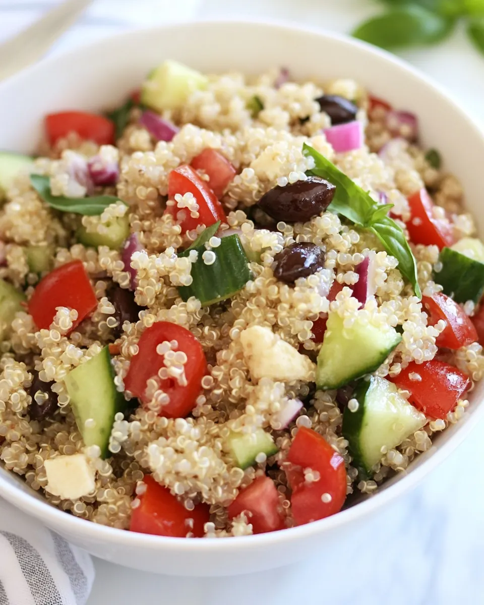 Mediterranean Quinoa Salad