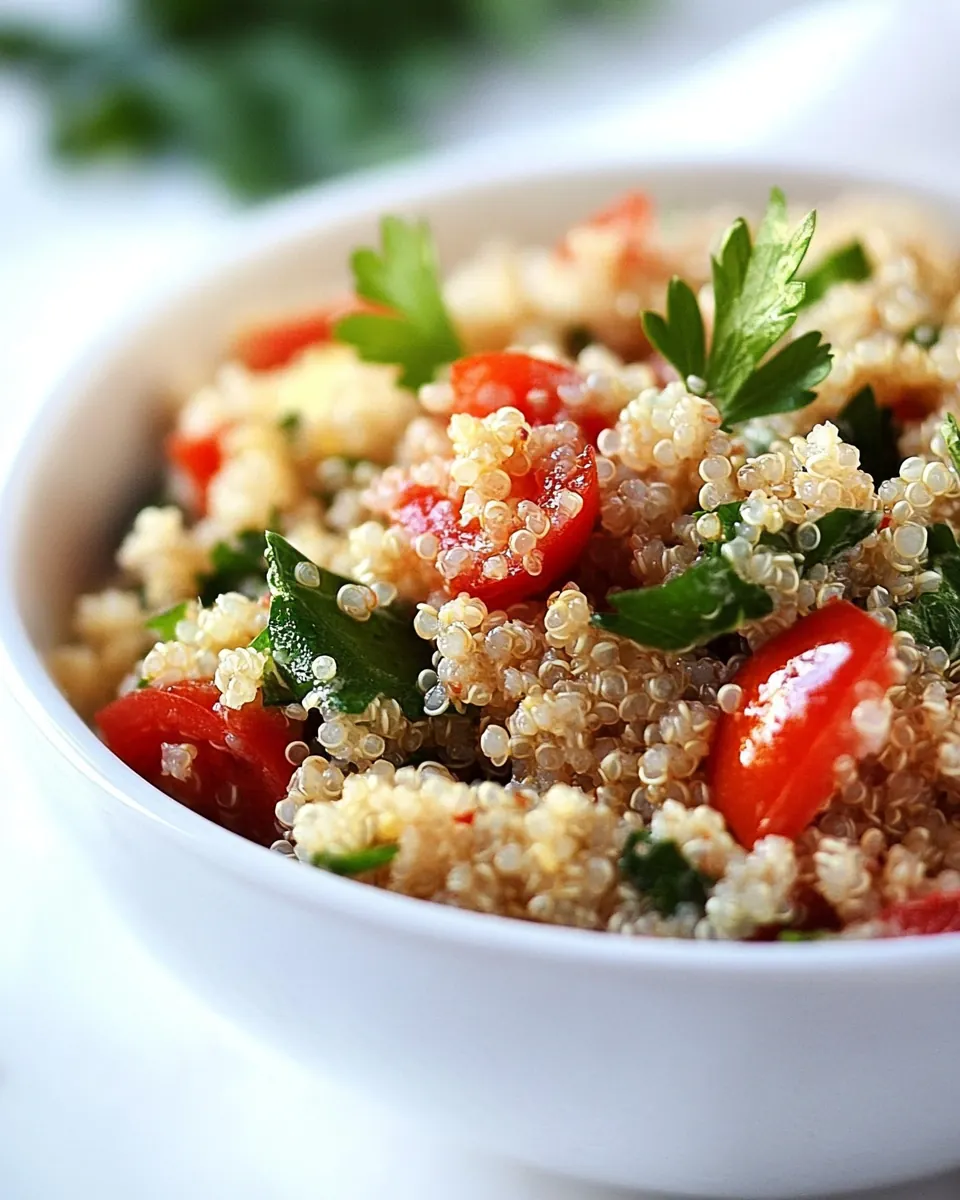 Mediterranean Quinoa Salad