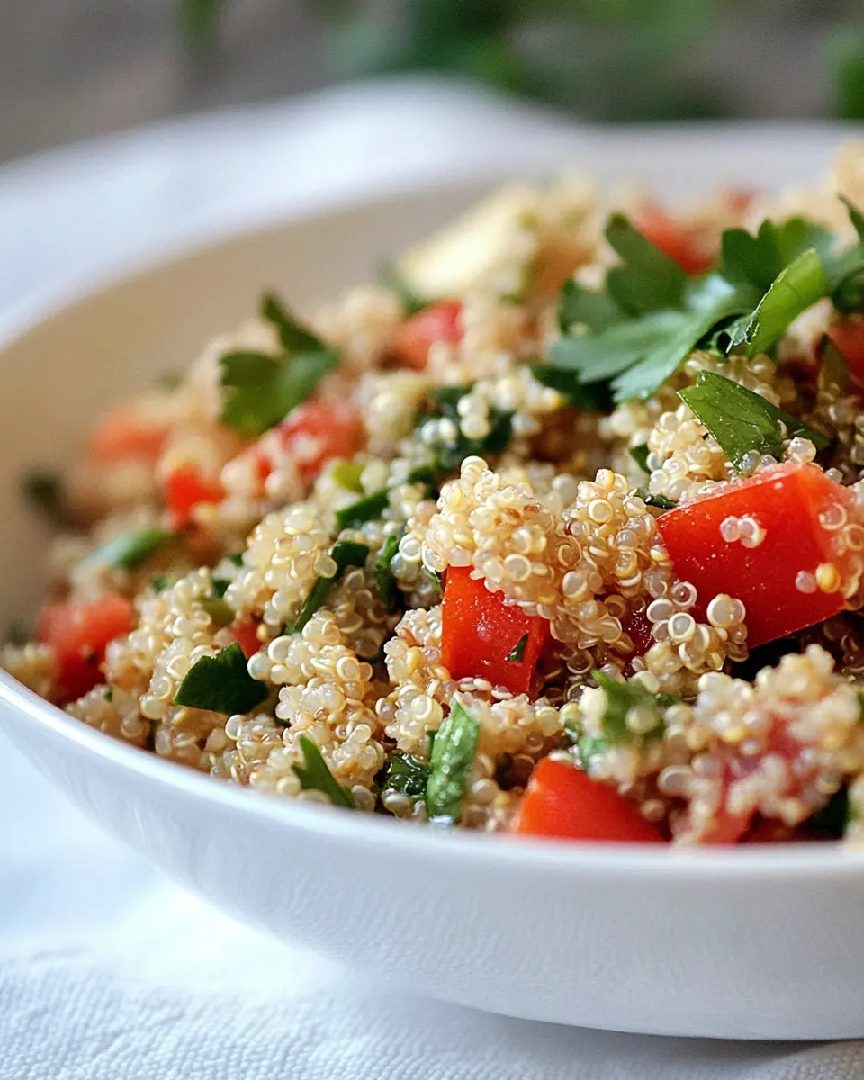 Mediterranean Quinoa Salad