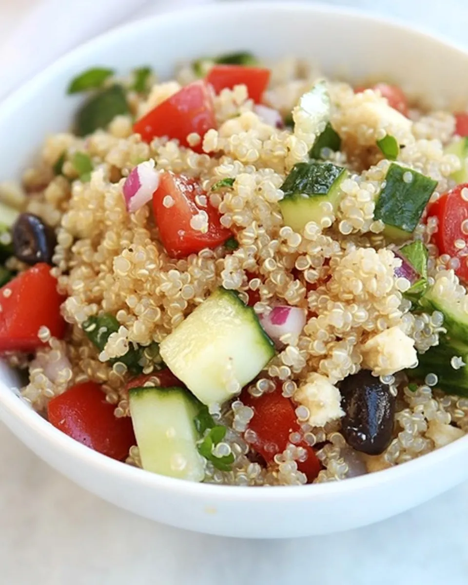 Mediterranean Quinoa Salad