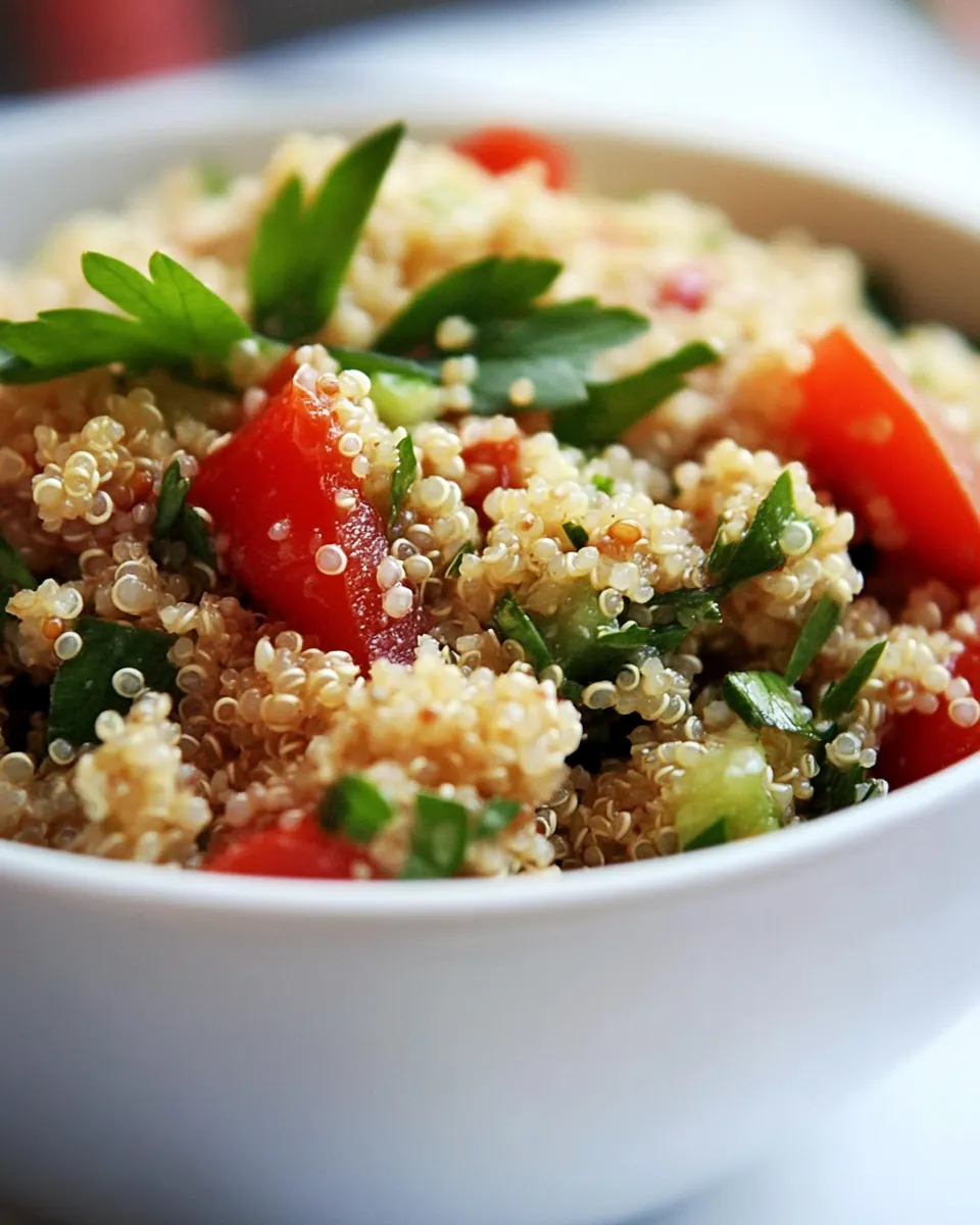 Mediterranean Quinoa Salad