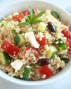 Mediterranean Quinoa Salad