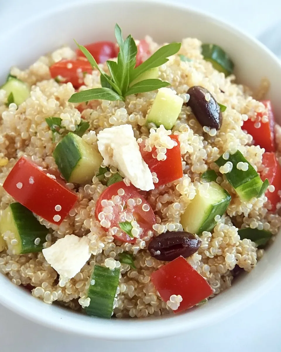 Mediterranean Quinoa Salad