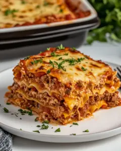 Mediterranean Spiced Beef Lasagna