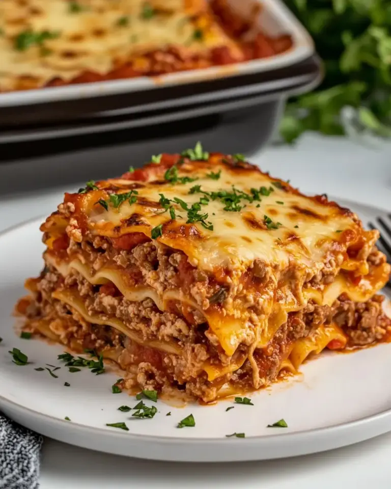 Mediterranean Spiced Beef Lasagna
