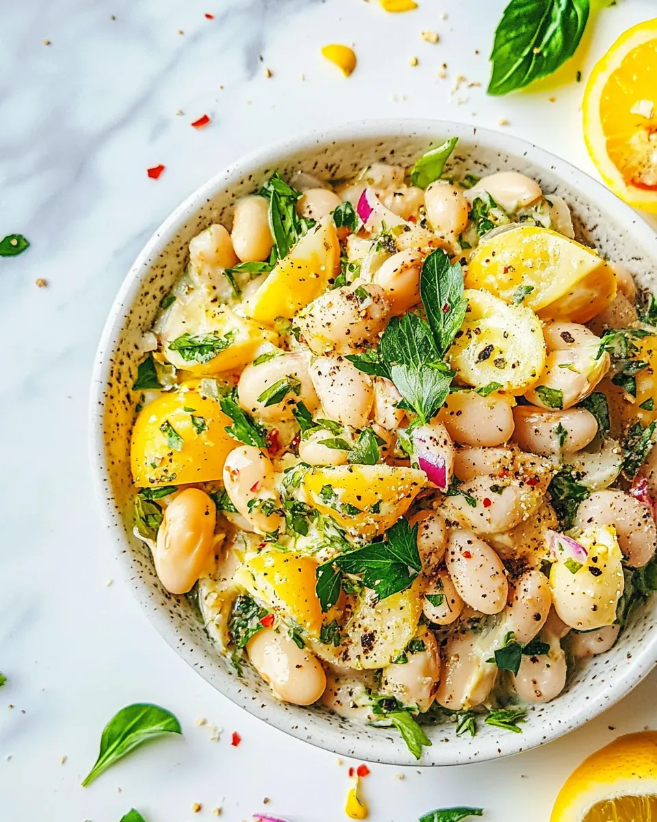 Mediterranean White Bean Salad