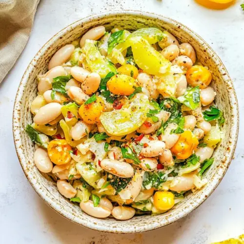 Mediterranean White Bean Salad