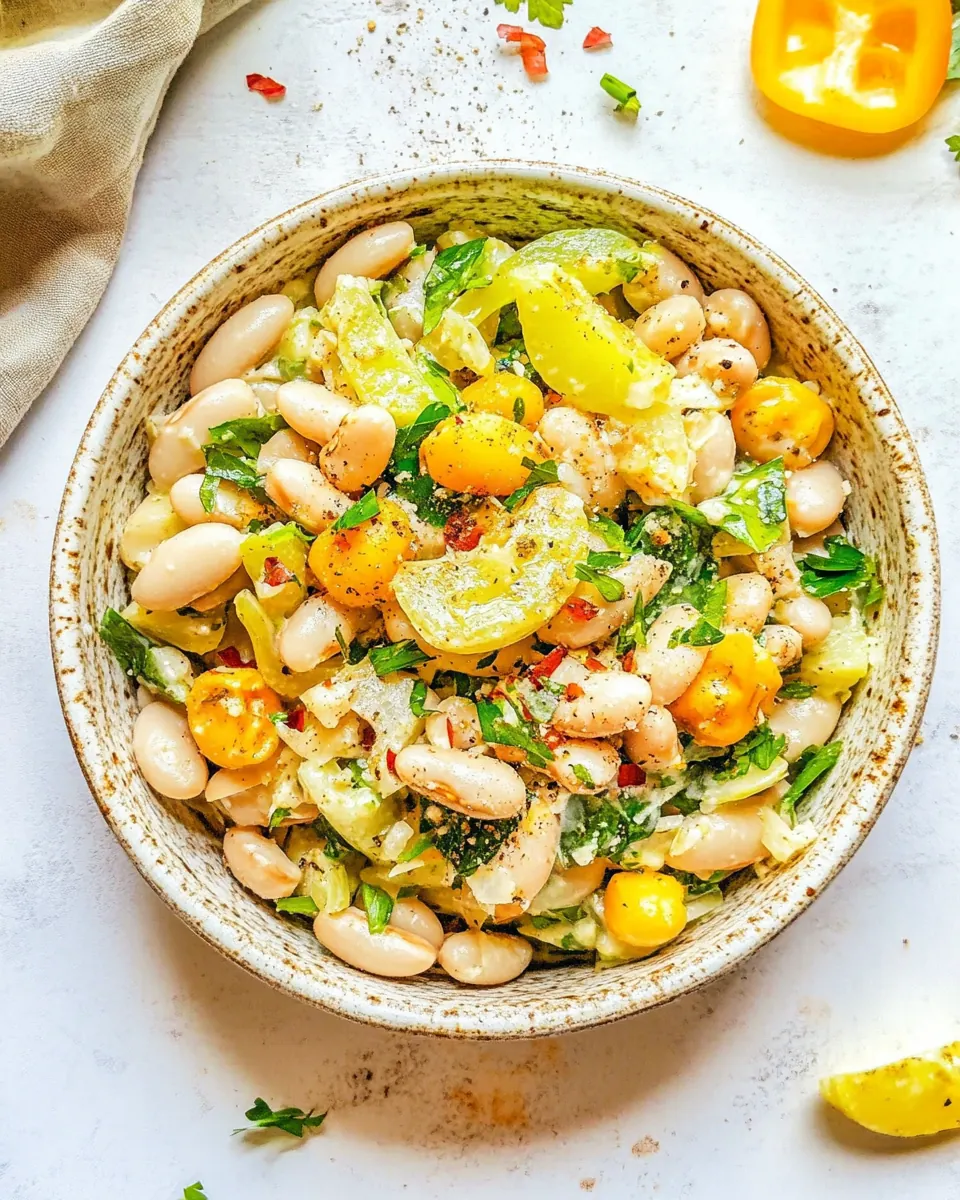 Mediterranean White Bean Salad