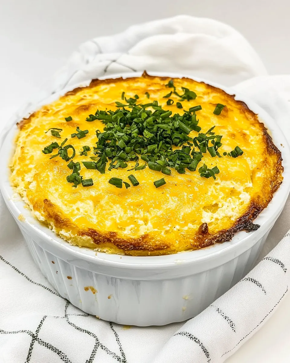 Mexican Cheese Soufflé
