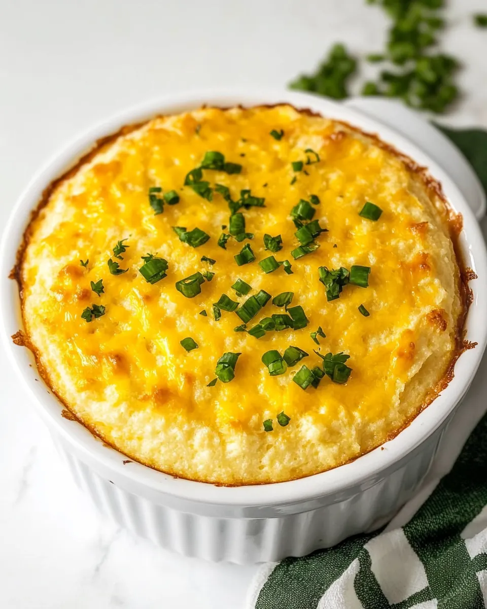 Mexican Cheese Soufflé