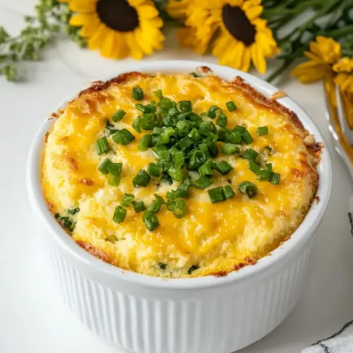 Mexican Cheese Soufflé