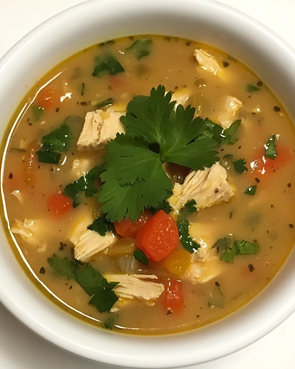 Mexican Chicken Soup