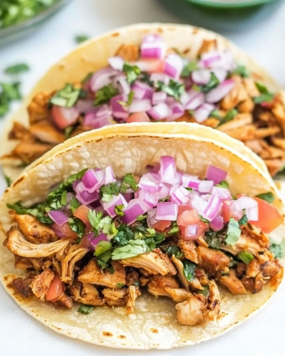 Mexican Chicken Street Tacos