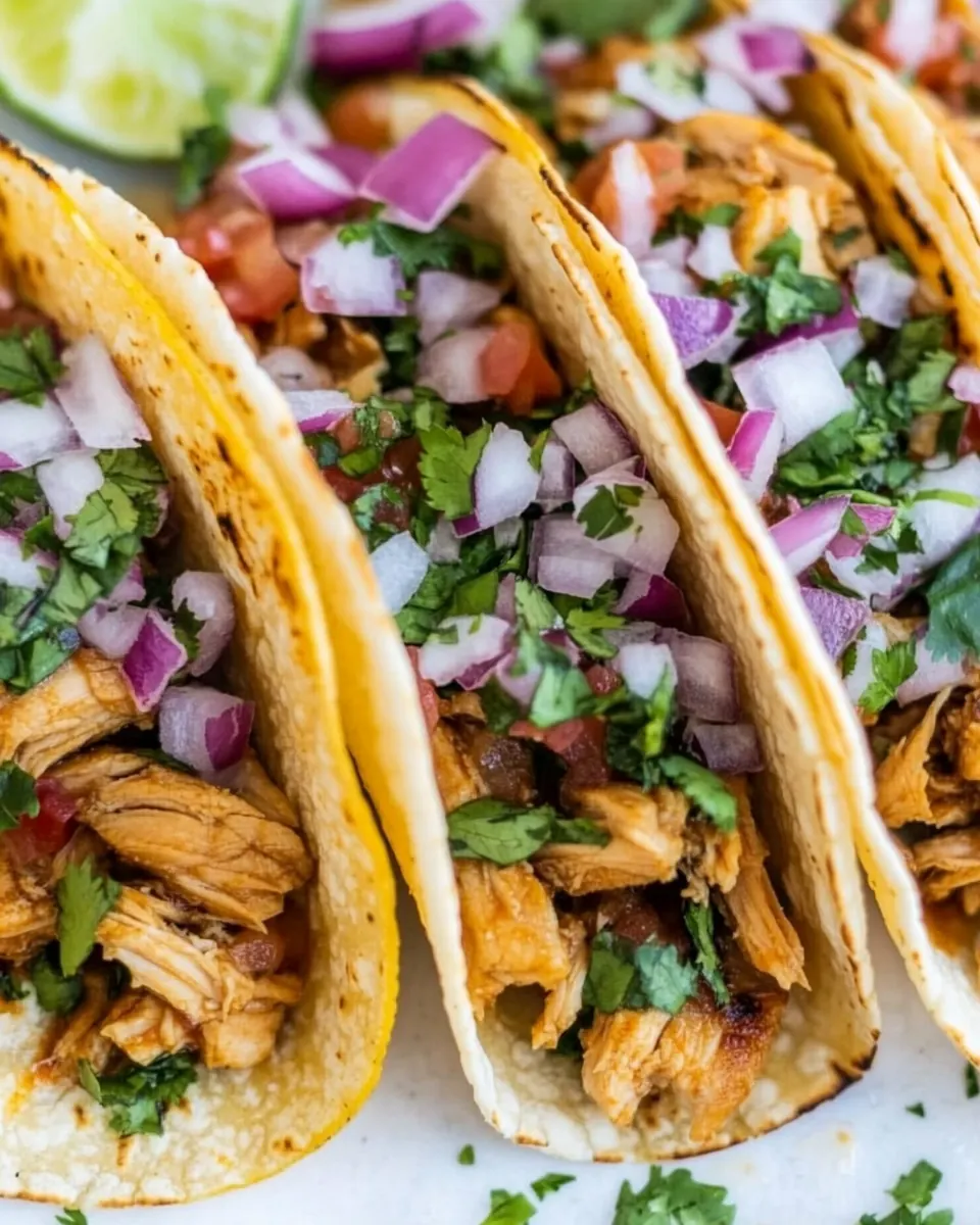 Mexican Chicken Street Tacos